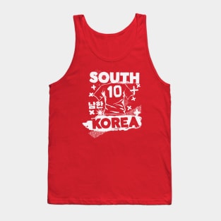 Vintage Korean Football // Retro Grunge South Korea Soccer Tank Top